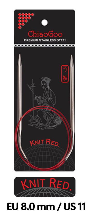 Chaiogoo Knit Red 8.0 mm