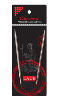 Red Lace - 80 cm, 15.0 mm/US19