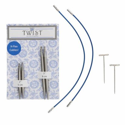 ChiaoGoo TWIST Shorties Combo  5cm + 8 cm  / 4.5 mm