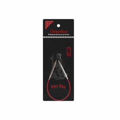 Knit Red - 23 cm, 3.25 mm