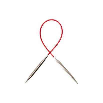 ChiaoGoo Knit Red circular needle 9" US 3 (23 cm, 3.25 mm)