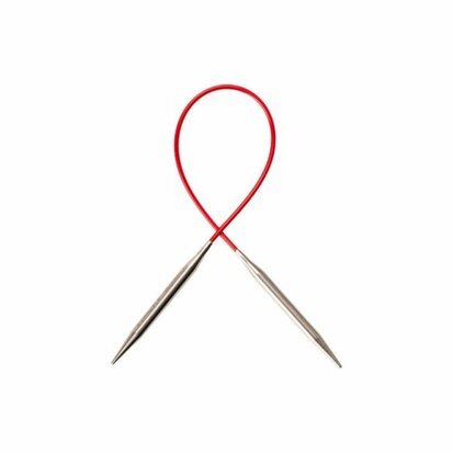Knit Red - 23 cm, 3.25 mm