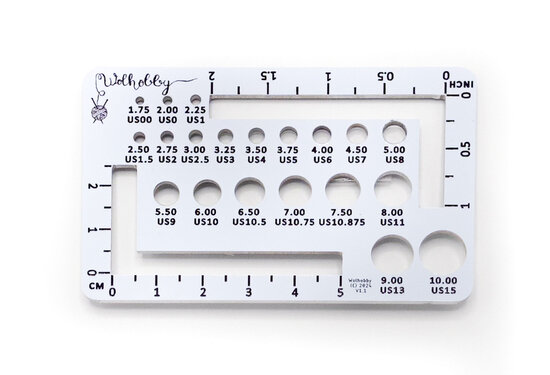 Handy tool, naald- en stekenmeter