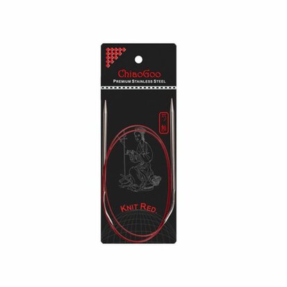 Knit Red - 80 cm, 4 mm/US6