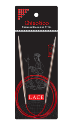 Red Lace - 40 cm, 6.0 mm/US10