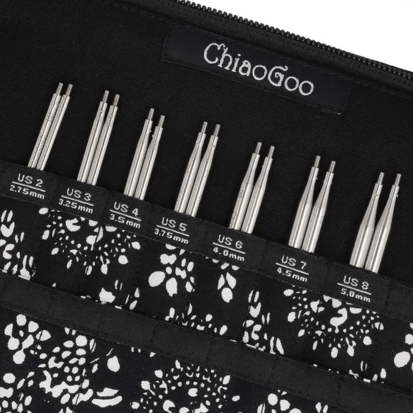 ChiaoGoo TWIST Lace Interchangeable Tip Set 4" (10 cm) US 2–8 (2.75–5.00 mm)