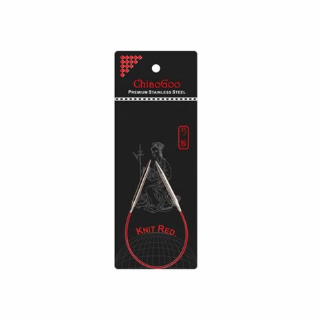 Knit Red - 23 cm, 3.25 mm
