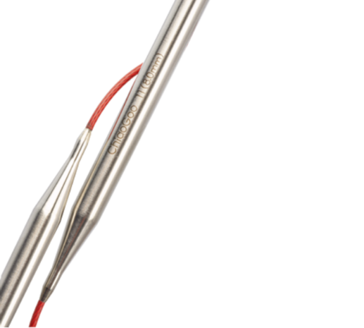 Knit Red - 23 cm, 3.25 mm