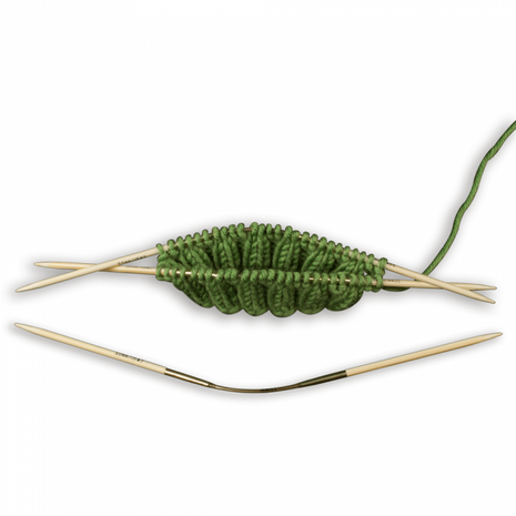 Addi CraSyTrio Bamboo 24 cm, needles US 1.5