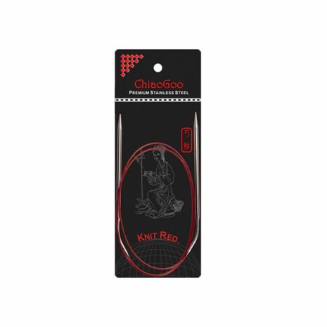 Knit Red - 80 cm, 4 mm/US6