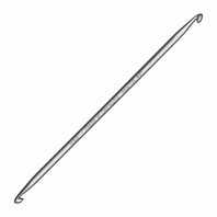Tunische dubbele haaknaald - 2,5 mm/15 cm